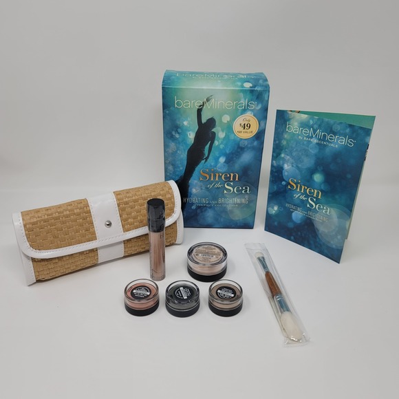 Bare Minerals Siren of the Sea Hydrating Brightening 7 Pc Makeup Collection - Picture 1 of 14